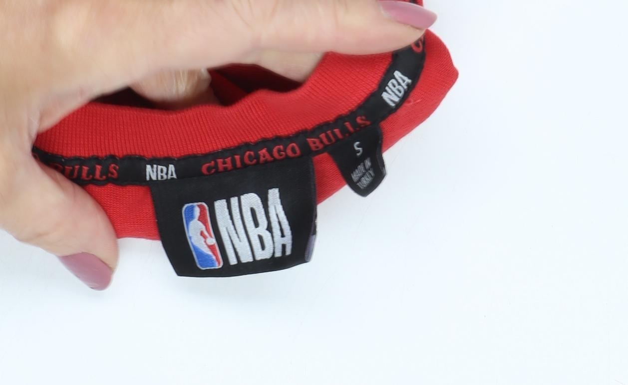 Unisex Adults UK Size S NBA Red Basic T-Shirt