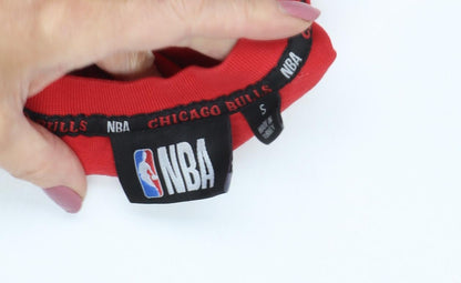 Unisex Adults UK Size S NBA Red Basic T-Shirt