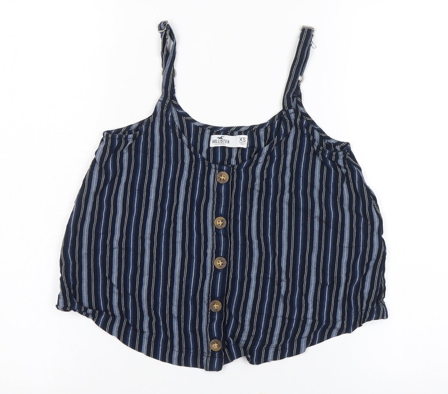 Womens UK Size XS Hollister Blue Camisole Tank