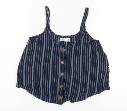 Womens UK Size XS Hollister Blue Camisole Tank