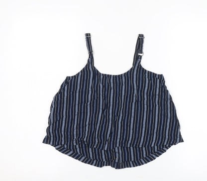 Womens UK Size XS Hollister Blue Camisole Tank
