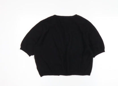 Womens UK Size 12 NEXT Black Cardigan Jumper