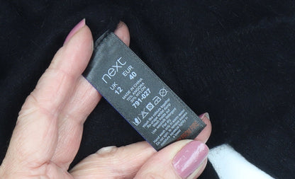 Womens UK Size 12 NEXT Black Cardigan Jumper