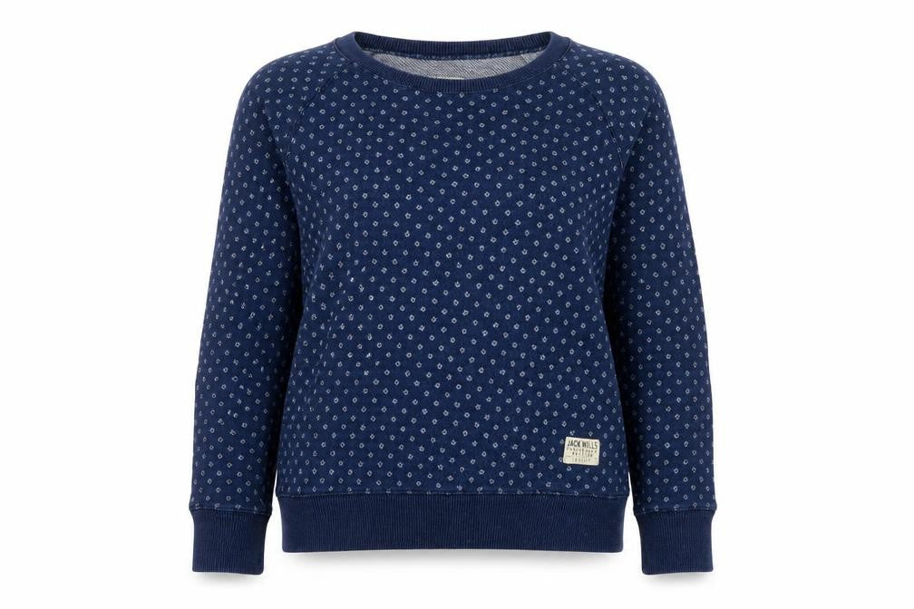 Womens UK Size 8 Jack Wills Blue Pullover Sweatshirt