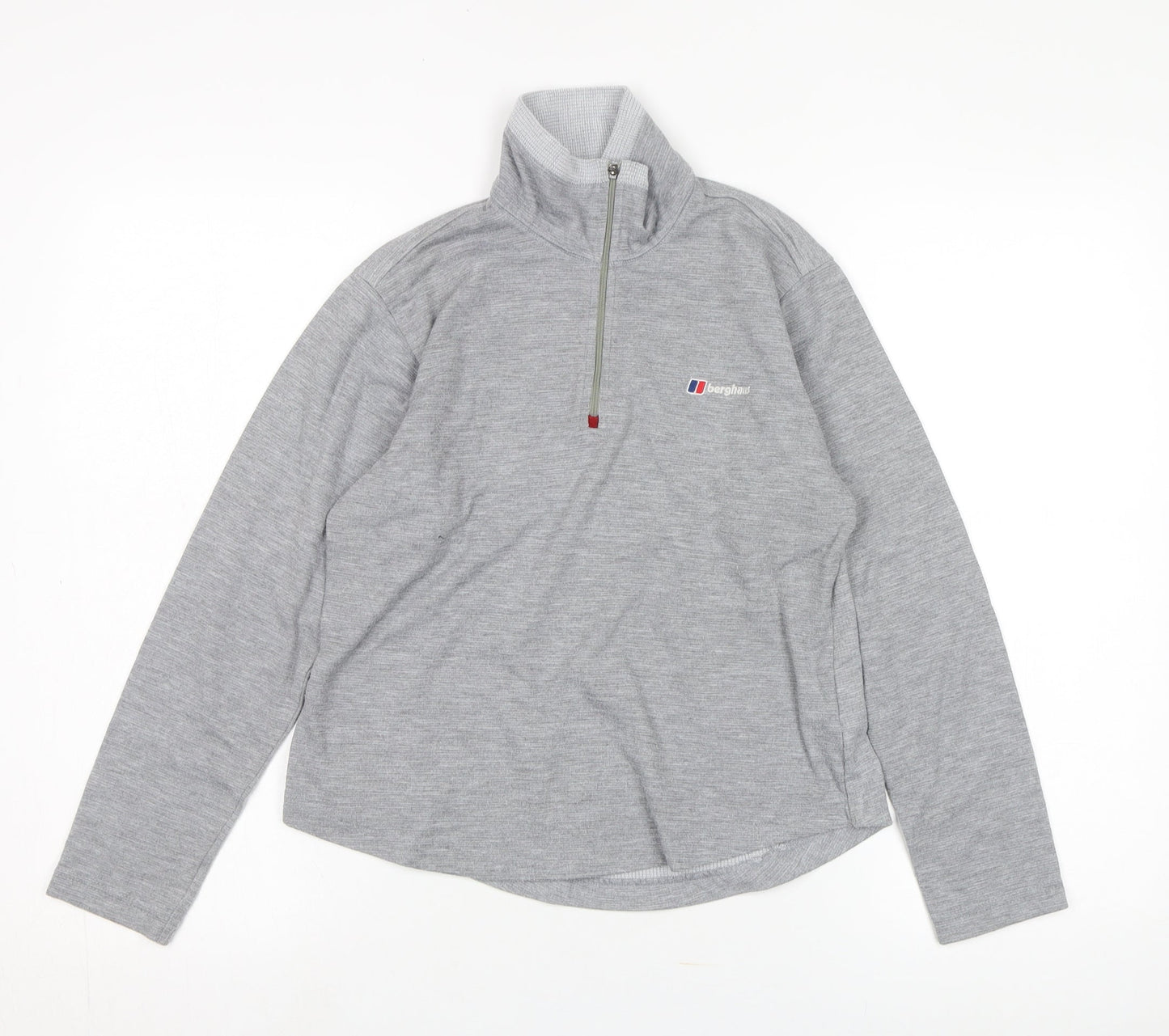Berghaus Boys Grey 1/4 Zip Fleece Sweatshirt - 10 Years