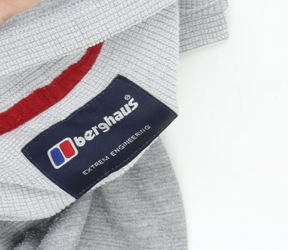 Berghaus Boys Grey 1/4 Zip Fleece Sweatshirt - 10 Years