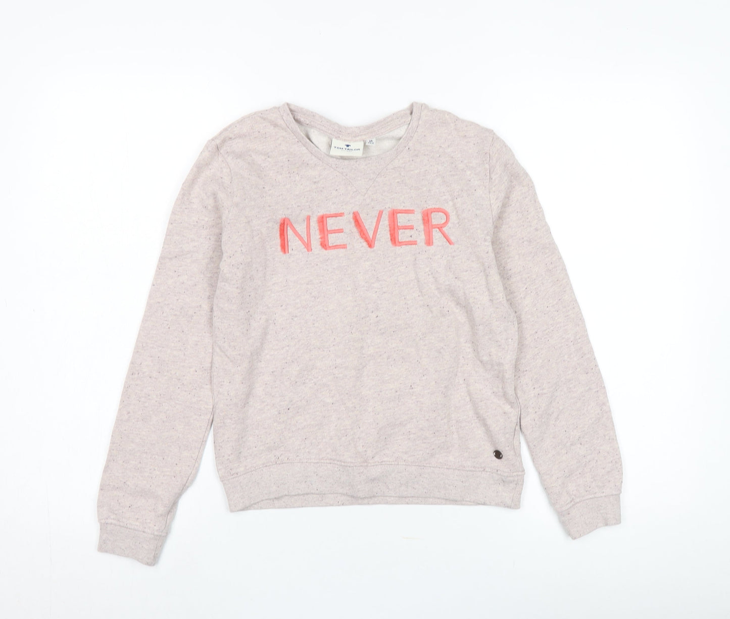 Tom Tailor Girls Beige Sweatshirt Size 12 with NEVER Graphic