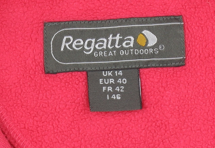 Regatta Women's Pink Fleece Pullover Sweatshirt UK 14