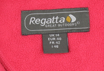 Regatta Women's Pink Fleece Pullover Sweatshirt UK 14