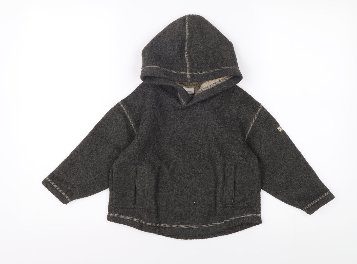 Cherokee Boys Grey Pullover Hoodie, 3-4 Years, Hooded Fleece