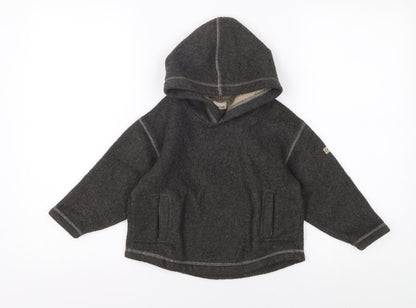 Cherokee Boys Grey Pullover Hoodie, 3-4 Years, Hooded Fleece
