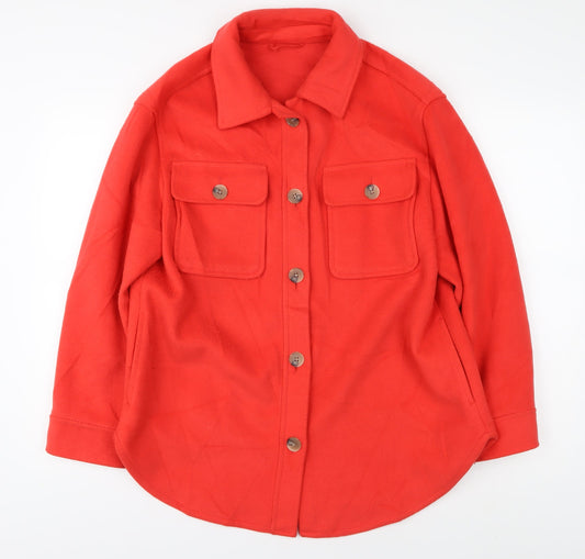 Womens UK Size 12 Marks and Spencer Red Basic Jacket