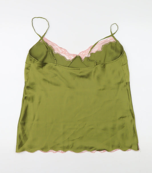ASOS DESIGN Women's Green Camisole UK 14