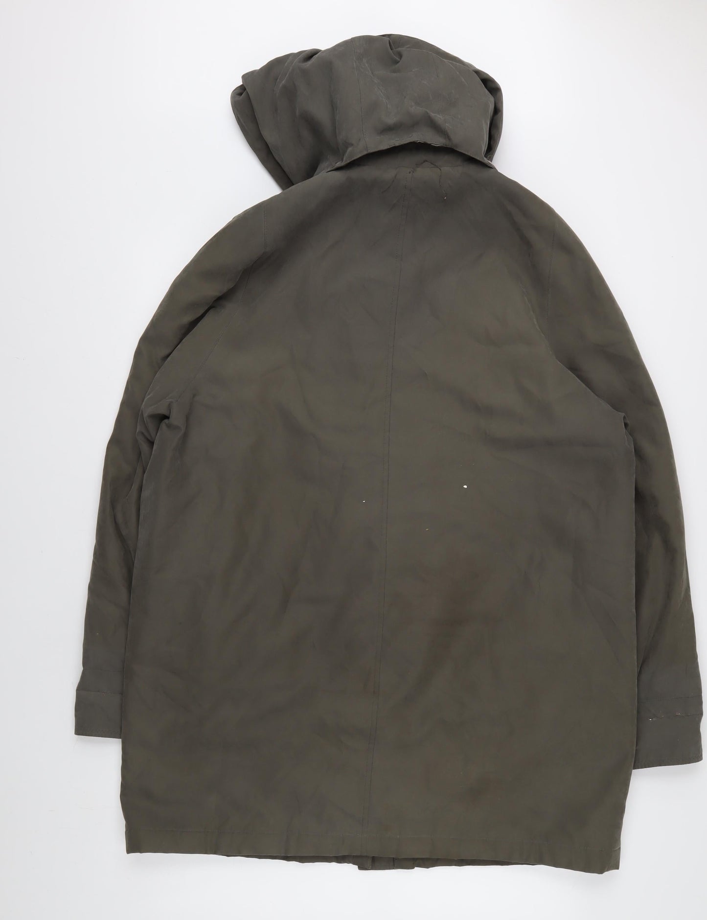 Bon Marché Women's Green Parka Coat M Casual Hooded
