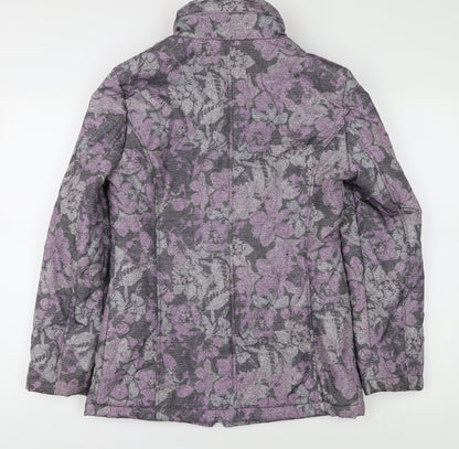 Womens UK Size 10 Bonmarché Multicoloured Puffer Jacket