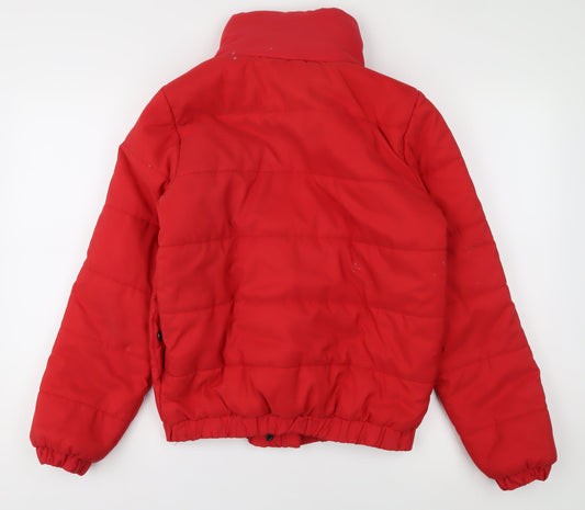 Womens UK Size S Lasula Red Puffer Jacket