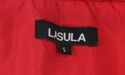 Womens UK Size S Lasula Red Puffer Jacket