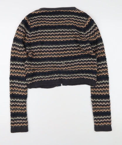 Limited Women's Multicoloured Cardigan, Size 10, Full Zip