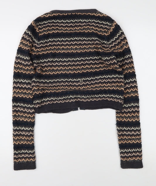 Limited Women's Multicoloured Cardigan, Size 10, Full Zip