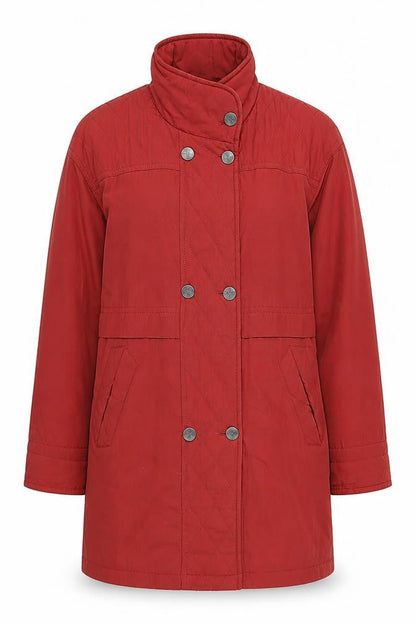 Lakeland Womens Red Quilted Jacket Size 12