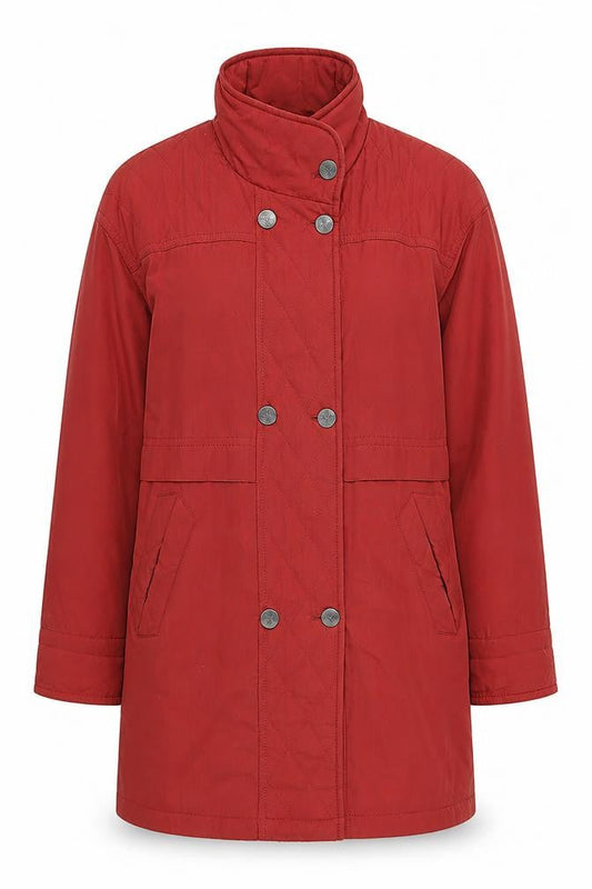 Lakeland Womens Red Quilted Jacket Size 12