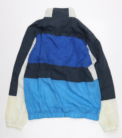 Mens UK Size M Topman Multicoloured Windbreaker Coat