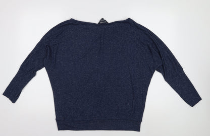 Womens UK Size S Sosandar Blue Pullover Jumper