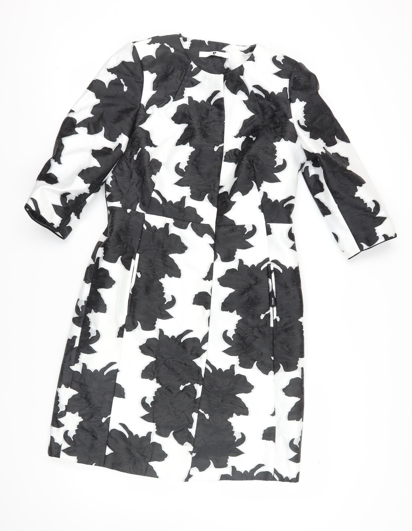 Womens UK Size 12 Very Multicoloured Overcoat