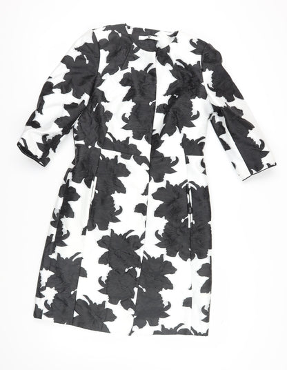 Womens UK Size 12 Very Multicoloured Overcoat