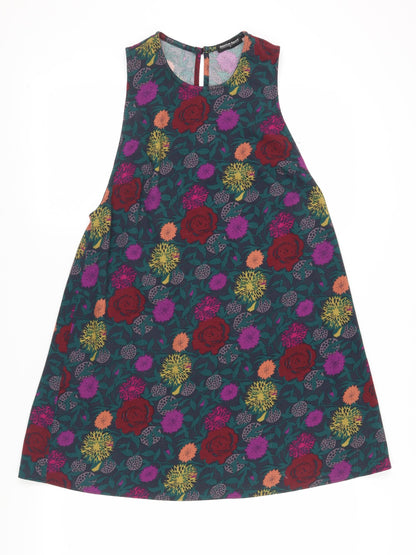 American Apparel Floral Women's Dress M Multicoloured
