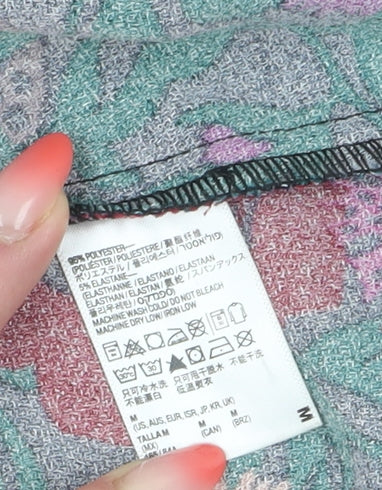 American Apparel Floral Women's Dress M Multicoloured