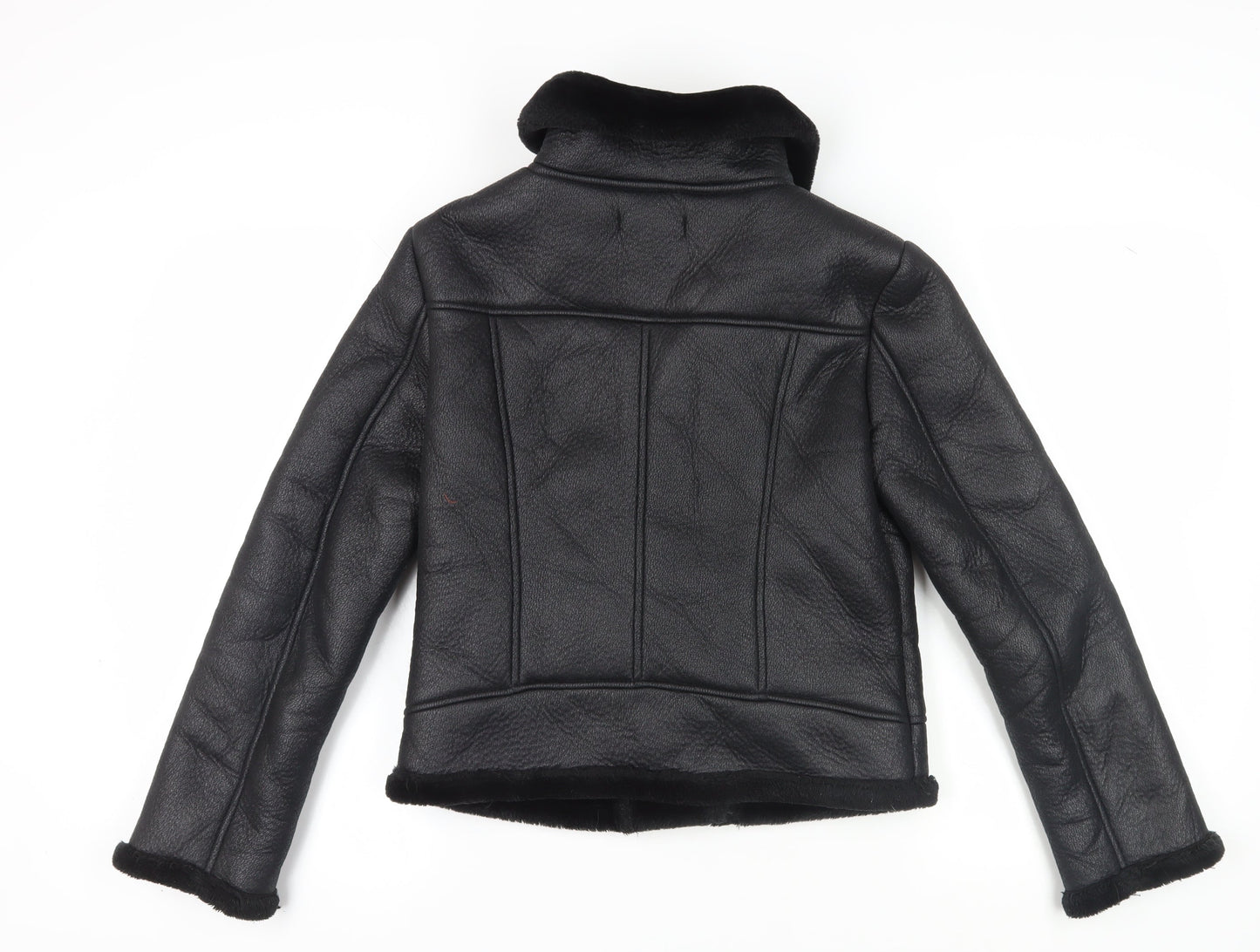 Missguided Women's Black Biker Jacket Size 8