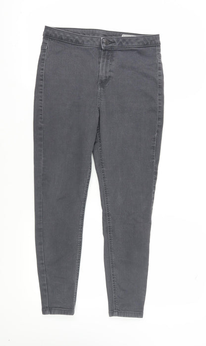 Womens UK Size 12 Marks and Spencer Regular Fit Skinny Grey Jeans