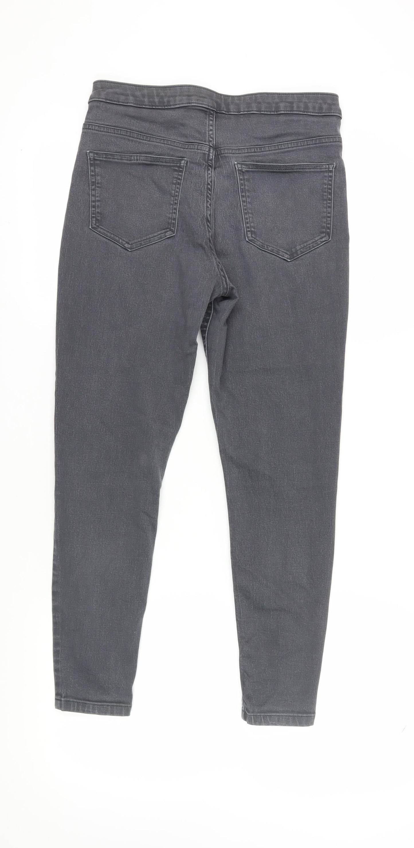 Womens UK Size 12 Marks and Spencer Regular Fit Skinny Grey Jeans