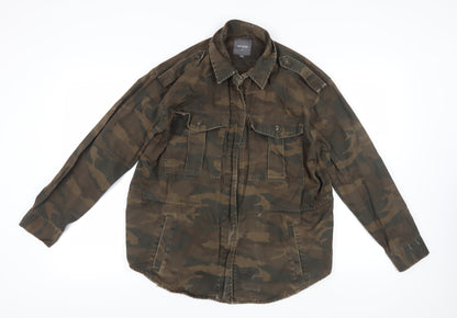 Womens UK Size 16 NEXT Brown Military Jacket
