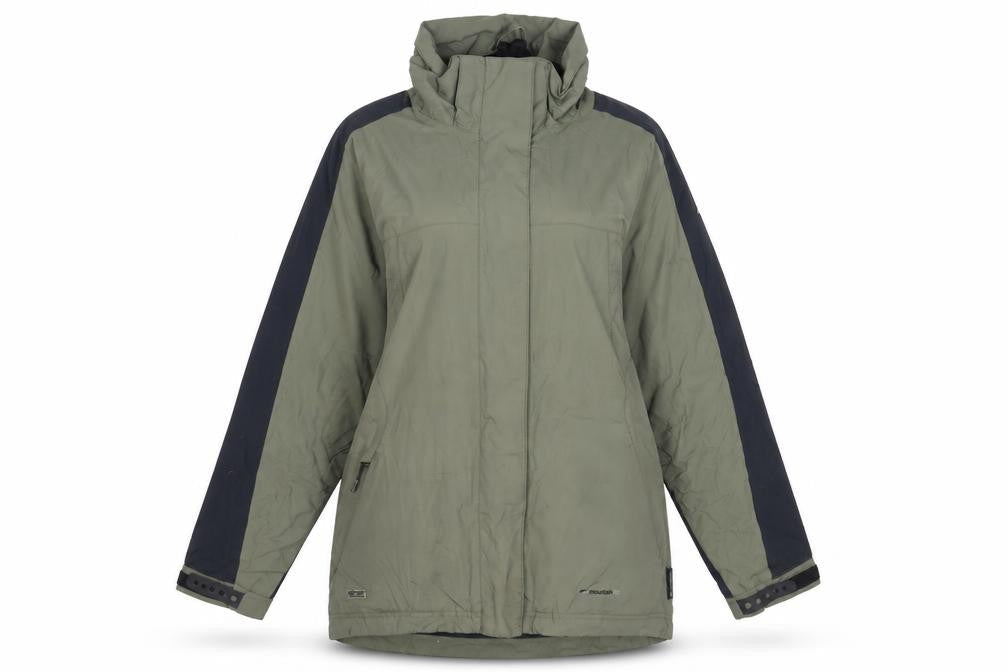 Womens UK Size 16 Mountain Life Green Parka Coat