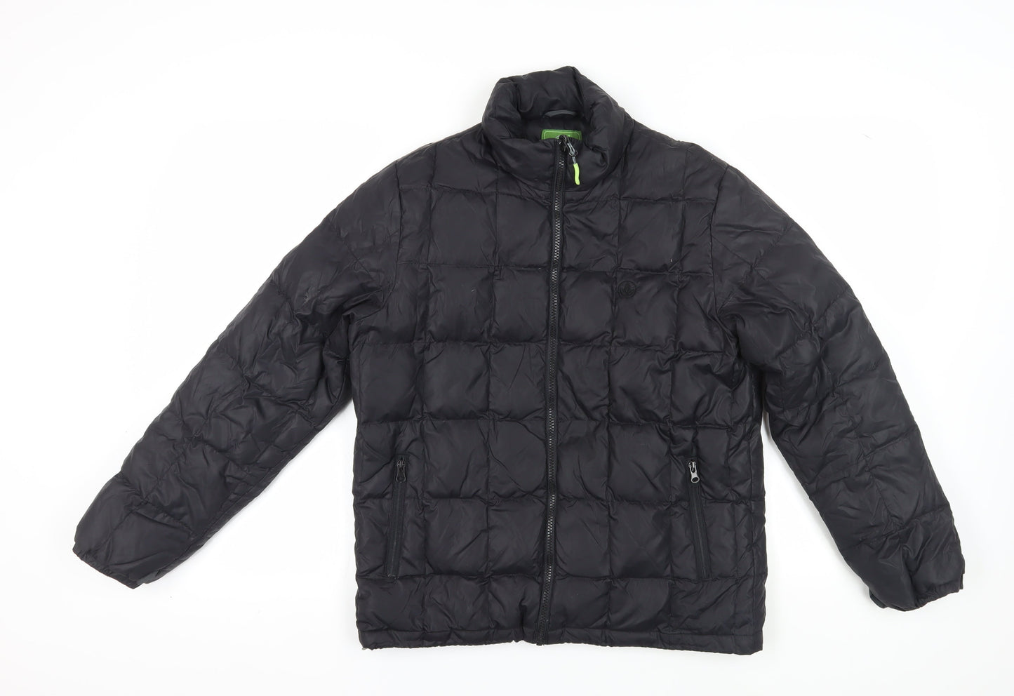 Mens UK Size S Leaveland Black Puffer Jacket