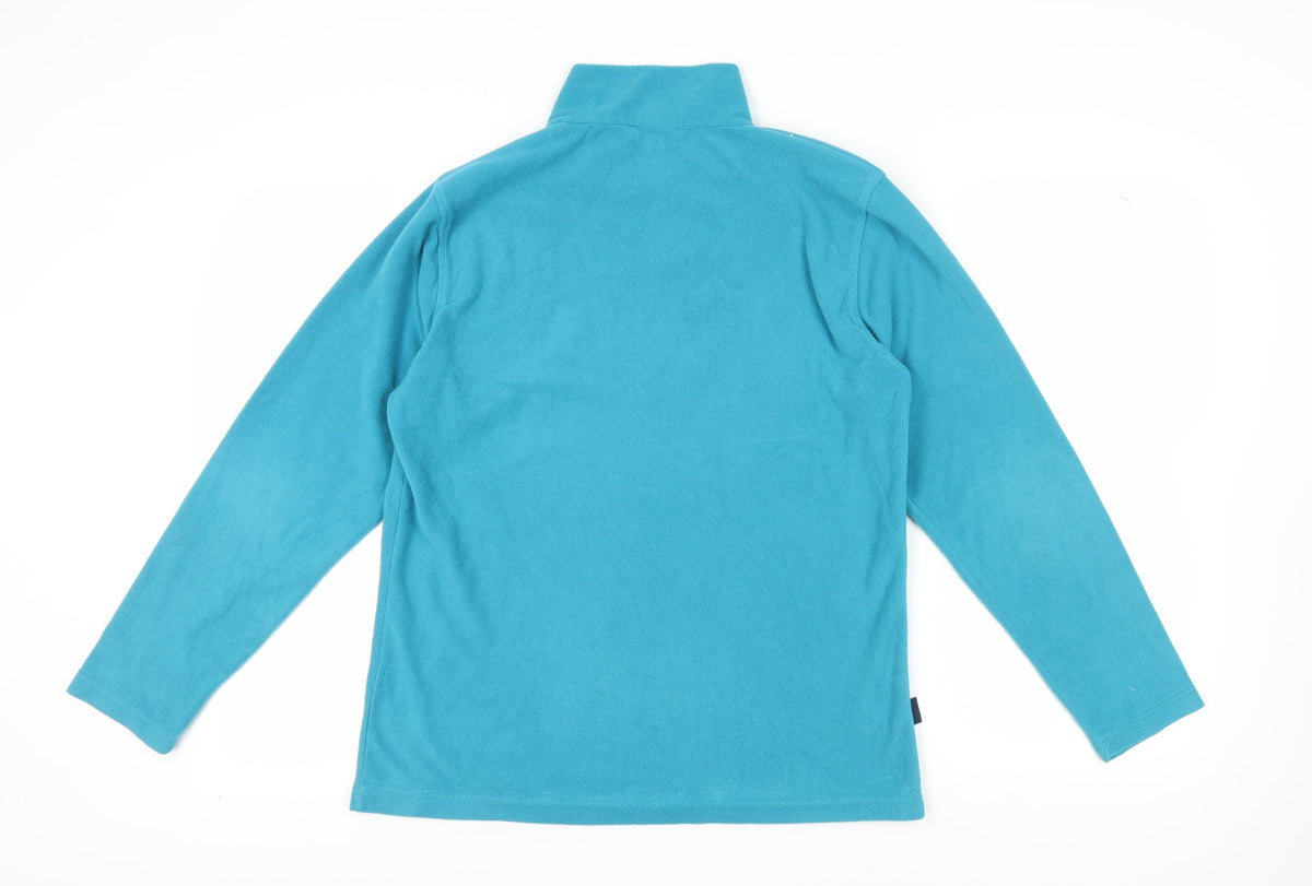 Back view of Granite Outdoors Blue 2XL unisex pullover sweatshirt