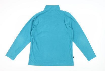Back view of Granite Outdoors Blue 2XL unisex pullover sweatshirt