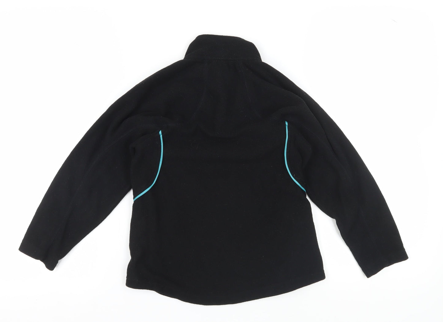 PBsport Boys Black Lightweight 1/4 Zip Fleece Sweatshirt