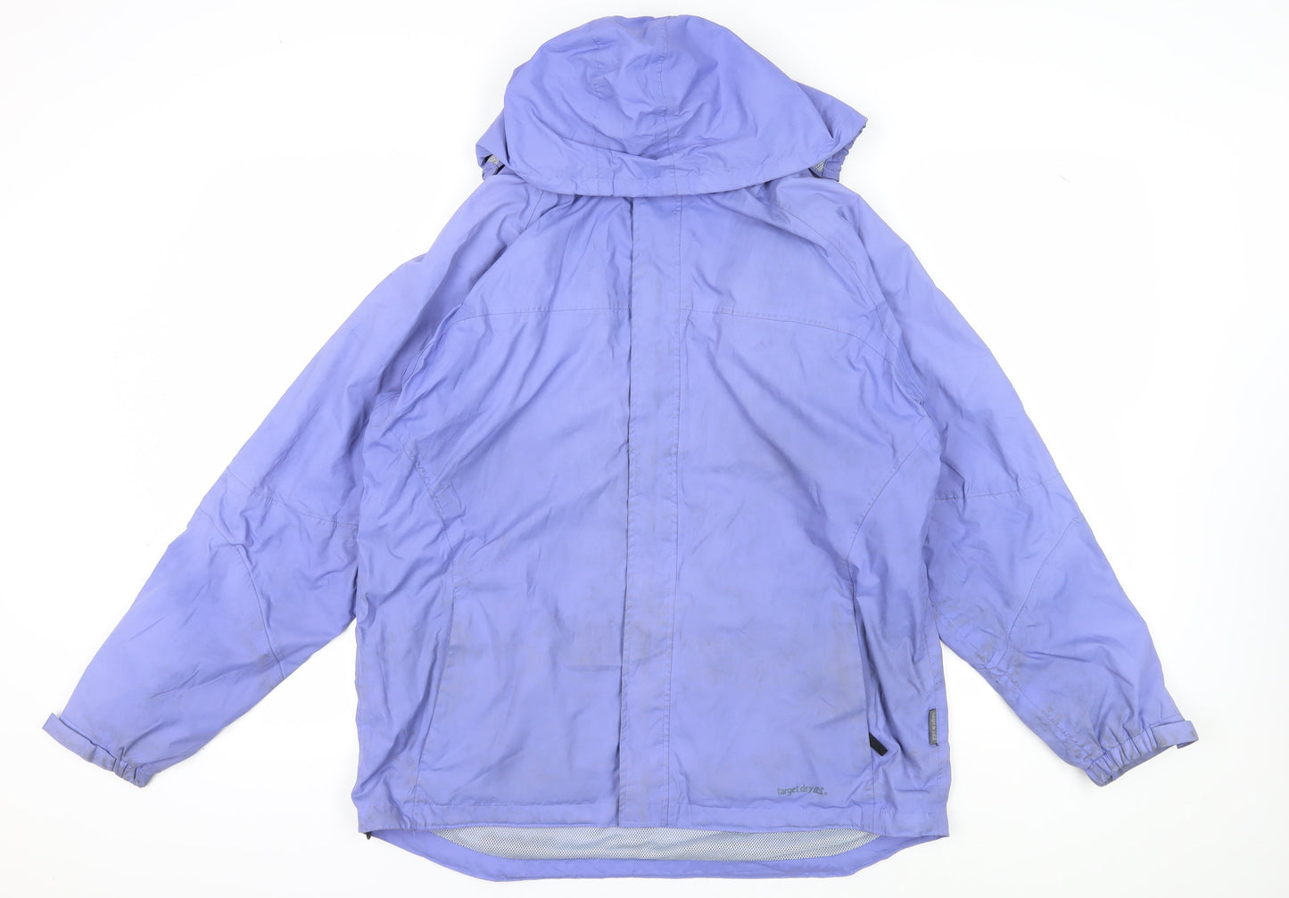 Womens UK Size 14 Target Dry Blue Rain Coat