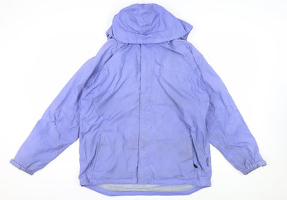 Womens UK Size 14 Target Dry Blue Rain Coat