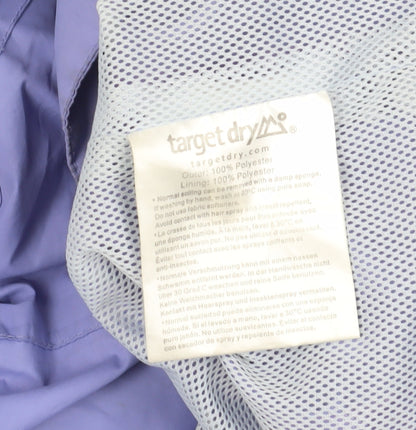 Womens UK Size 14 Target Dry Blue Rain Coat