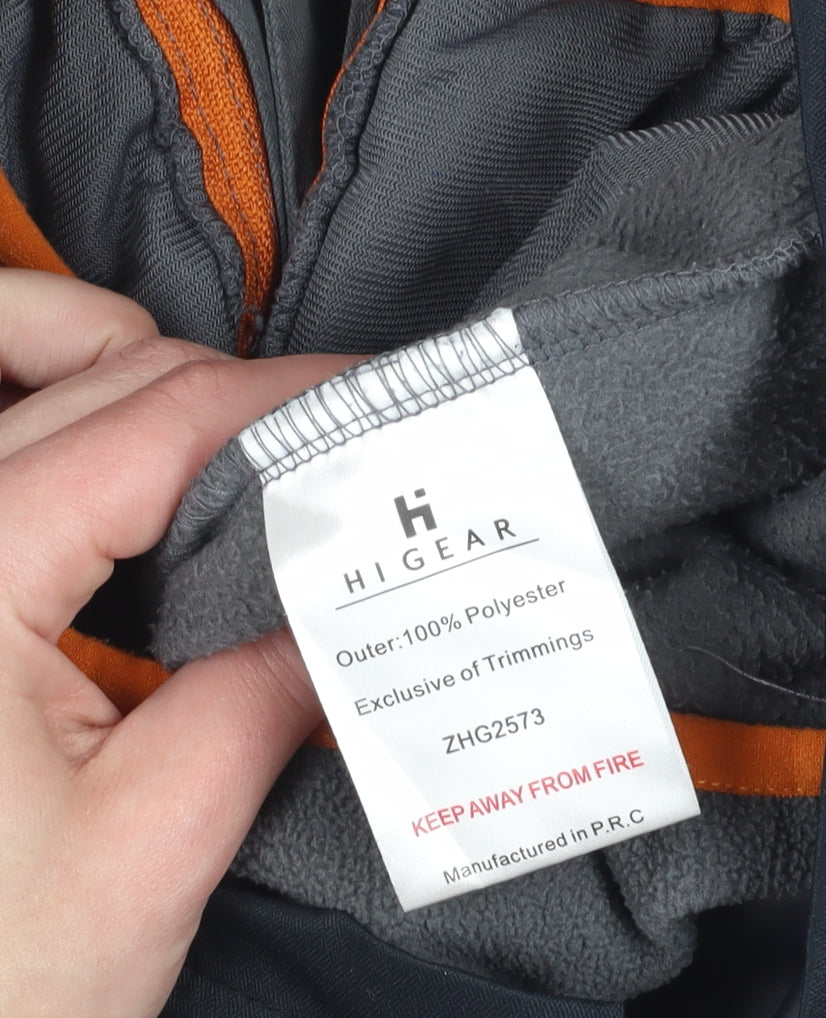 Hi Gear Boys' Black Grey Puffer Jacket 3-4 Years Hooded