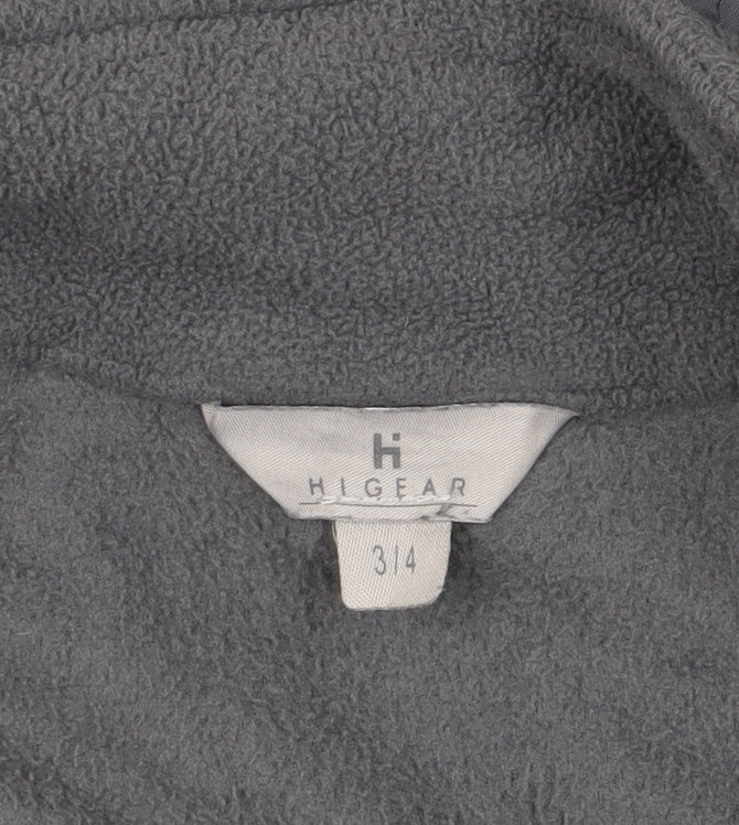 Hi Gear Boys' Black Grey Puffer Jacket 3-4 Years Hooded