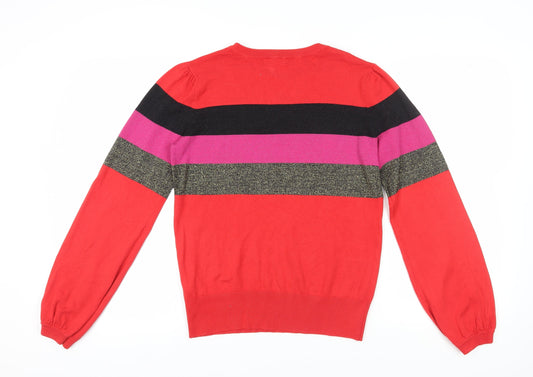 Womens UK Size 12 Red Herring Multicoloured Jumper Jumper