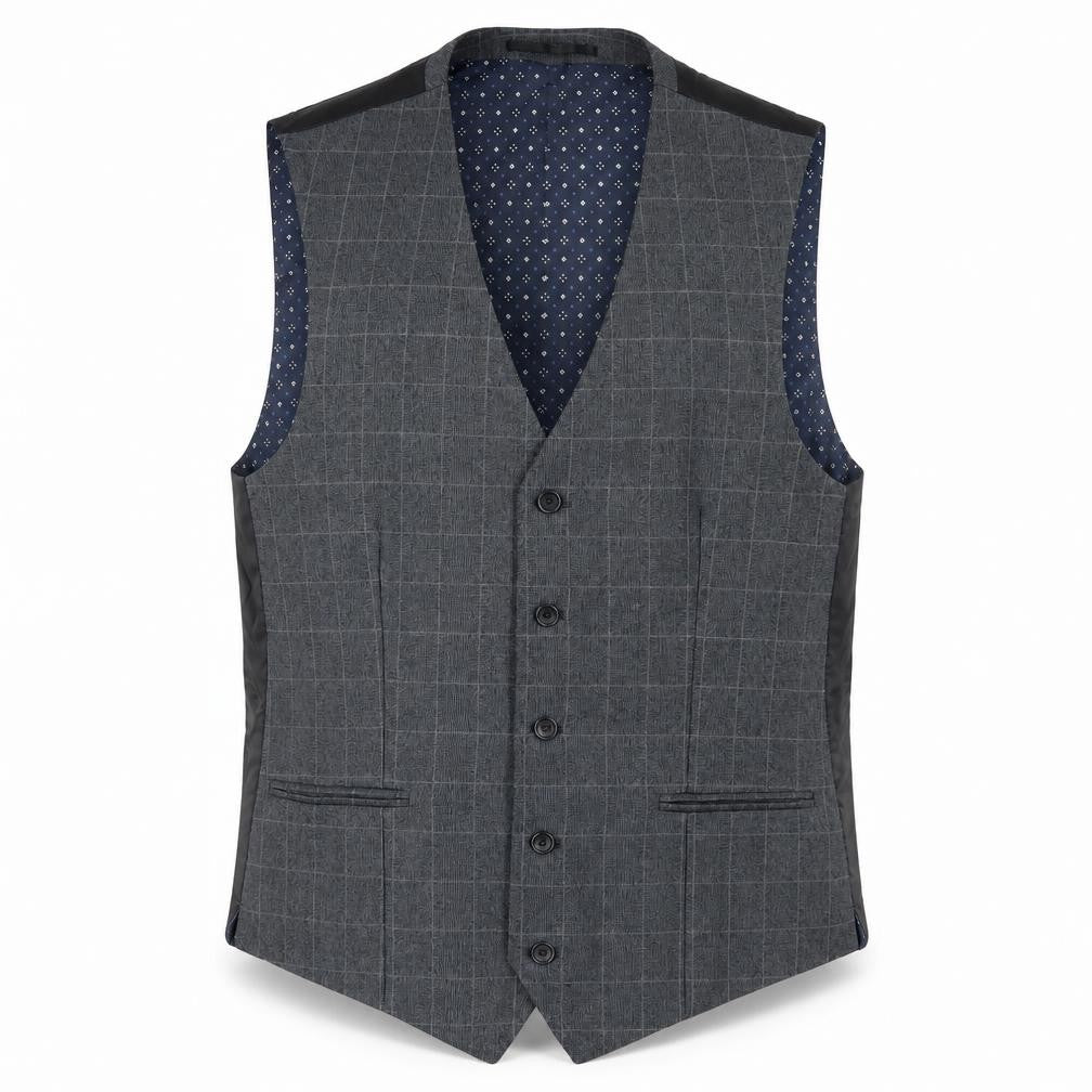Mens UK Size 40 NEXT Regular Grey Suit Waistcoat