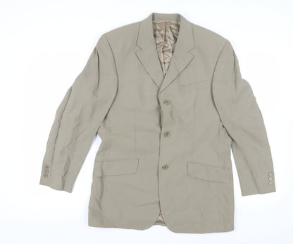 Mens UK Size 38 Linea Regular Beige Suit Jacket