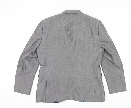 Mens UK Size 42 NEXT Regular Grey Suit Jacket