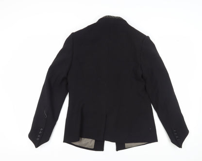 Next Women's Black Blazer, Size 14, Elegant Woven Business Wear